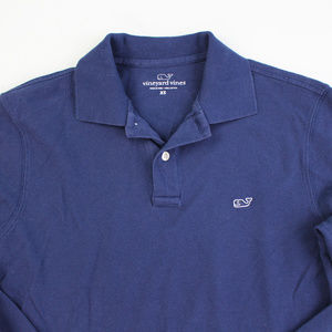 Vineyard Vines Long Sleeve Polo 100% Cotton sz XS